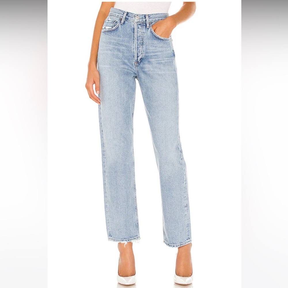 Agolde Women's 90s mid rise loose fit jeans